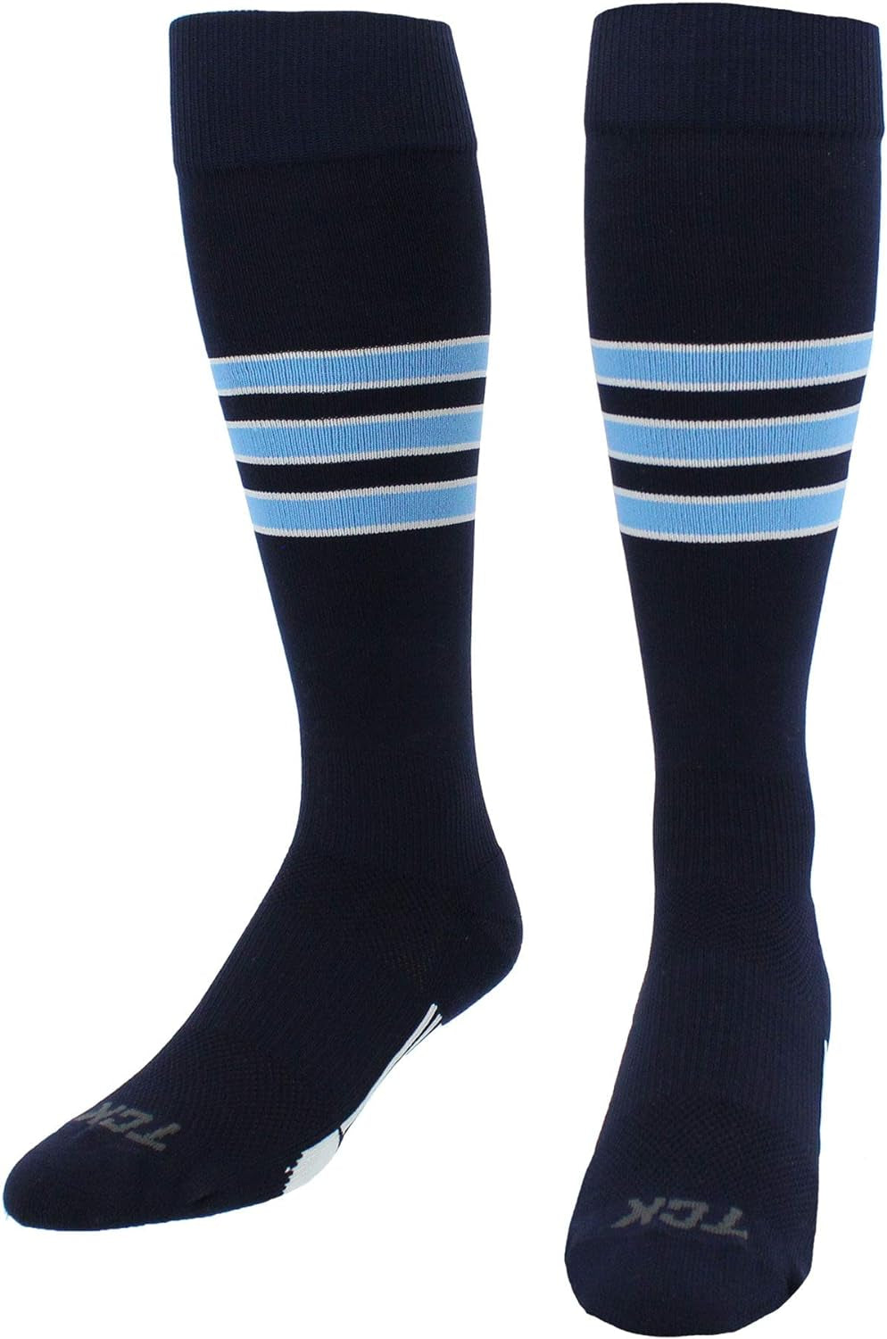 Dugout Series Striped Baseball and Softball Socks | Over-the-Calf | USA Made | Available in Youth and Adult Sizes for Boys, Girls, Men, and Women
