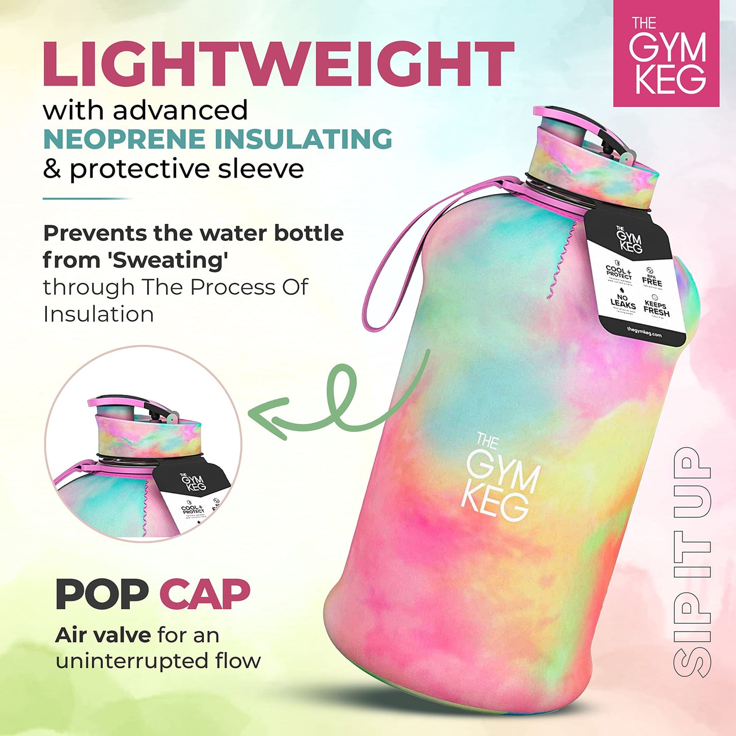 2.2-Liter Sports Hydration Container