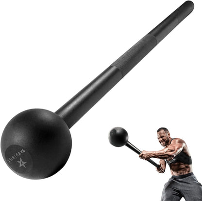 Steel Mace Bell for Comprehensive Strength Training - Full Body Workouts for Muscles, Shoulders, Grips, and Forearms, Available in 5 to 30 LB for Both Men and Women