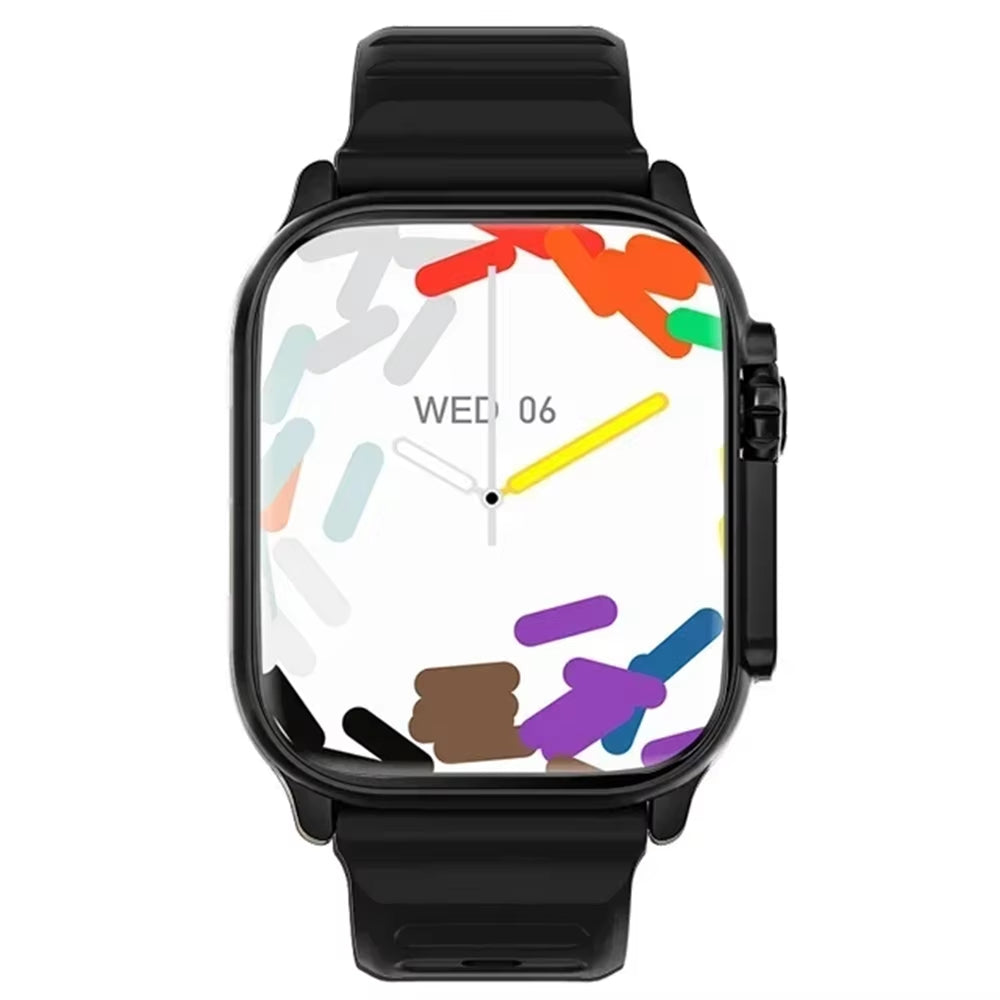 Bluetooth Smartwatch Featuring Heart Rate Monitoring and Message Notifications for Android and iOS - Unisex Design
