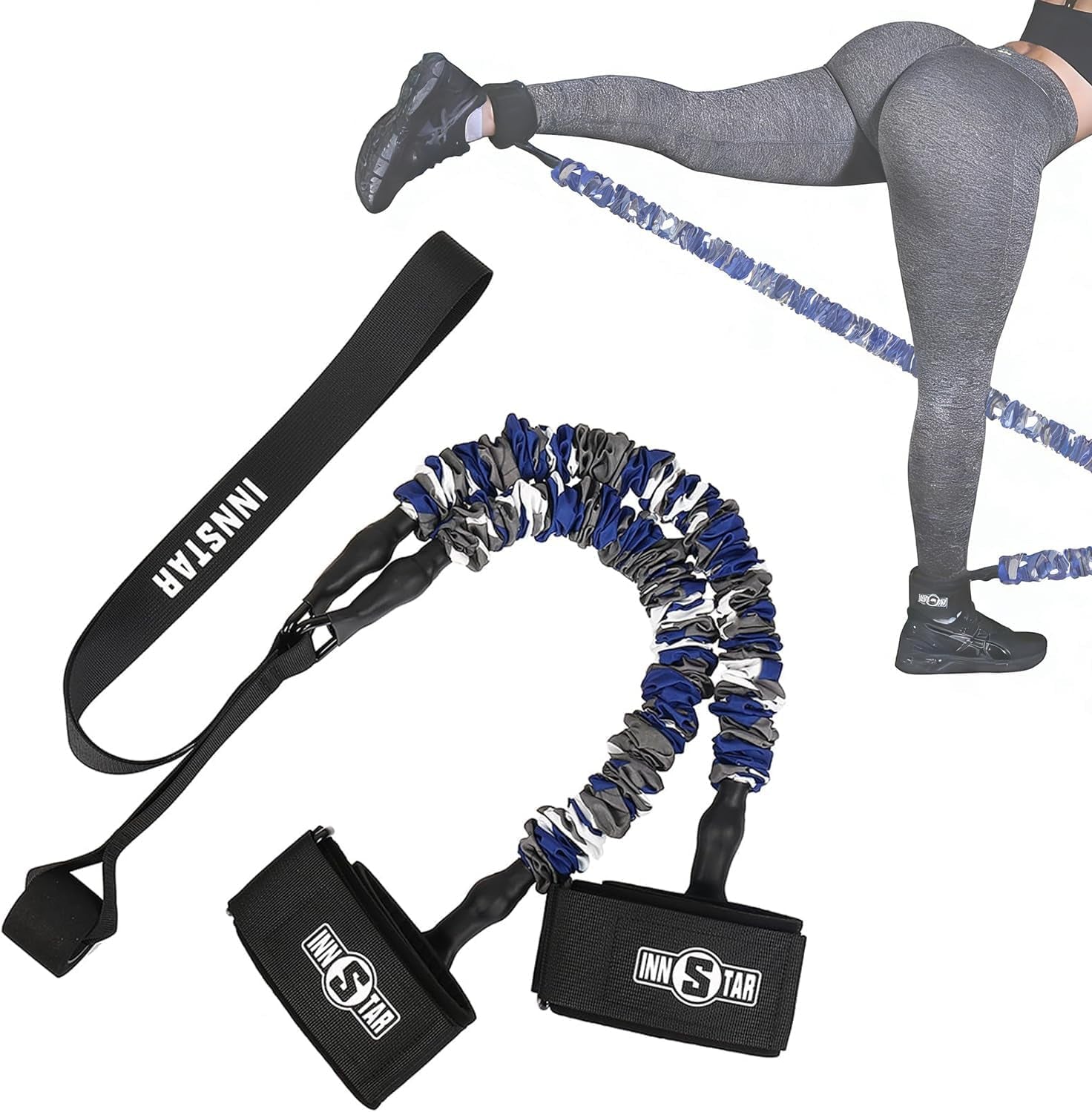Professional Multi-Functional Resistance Bands Set for Strength Training, Push-Up Exercises, and Bench Press - Perfect for Gym, Home Workouts, and Travel