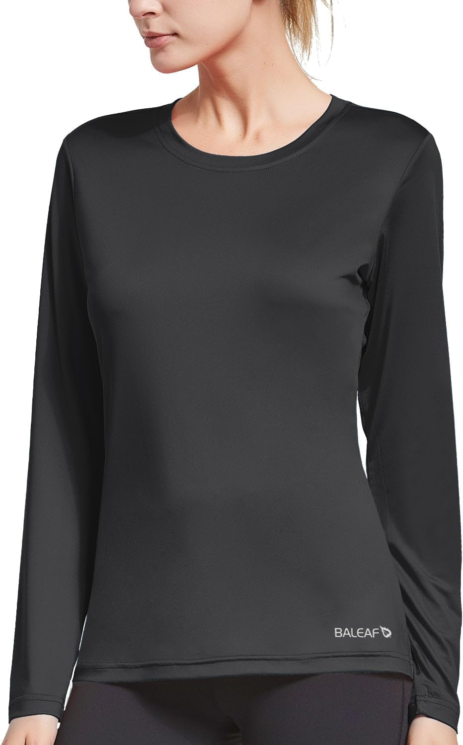 Women's Long Sleeve Athletic Performance Tops - Quick-Dry, Lightweight, Moisture-Wicking Running Shirts