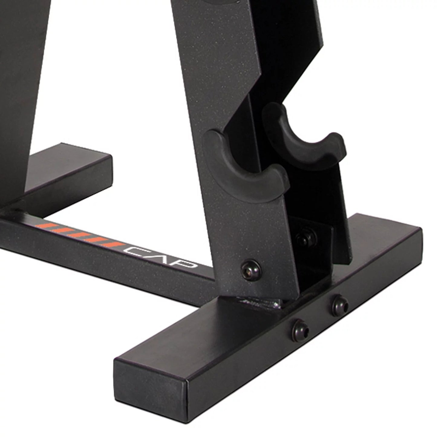 Frame-Style Dumbbell Rack - Black (Holds 5 Pairs)
