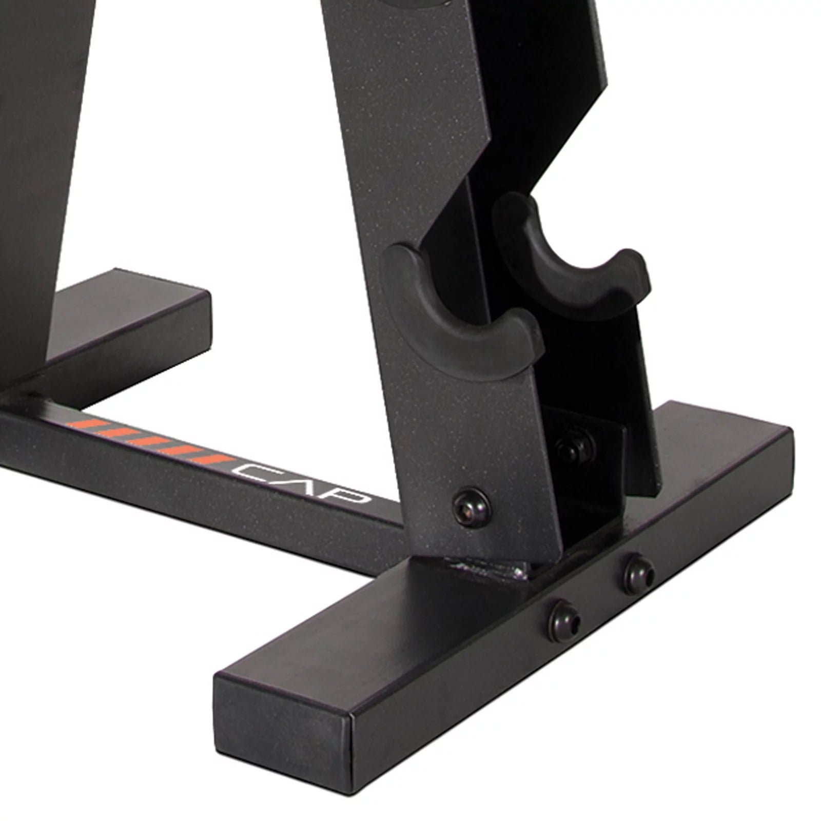 Frame-Style Dumbbell Rack - Black (Holds 5 Pairs)