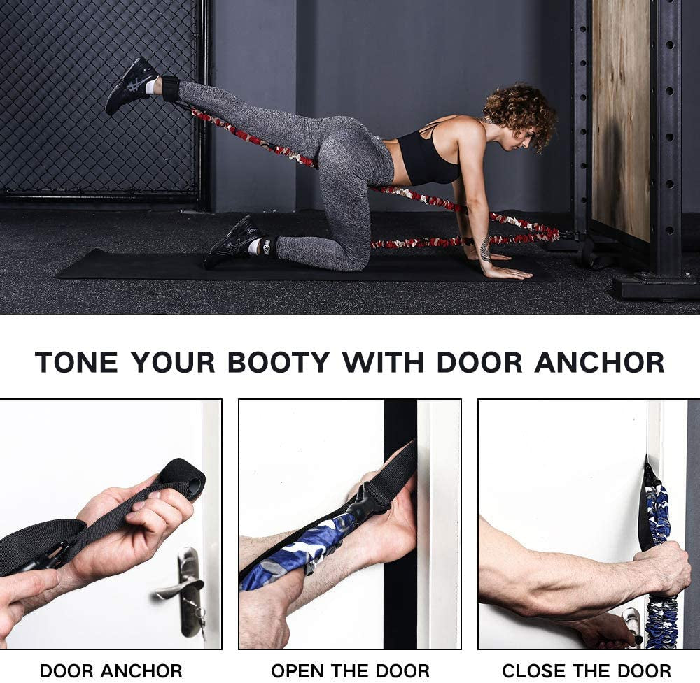 Professional Multi-Functional Resistance Bands Set for Strength Training, Push-Up Exercises, and Bench Press - Perfect for Gym, Home Workouts, and Travel