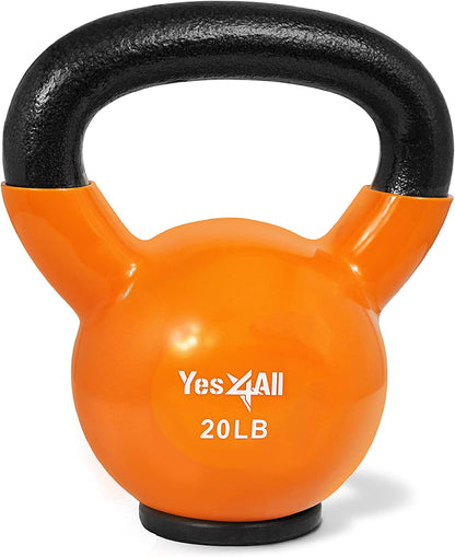 Professional Adjustable Kettlebell Set for Women - Rubber Base Strength Training Weights (10-65 lbs)