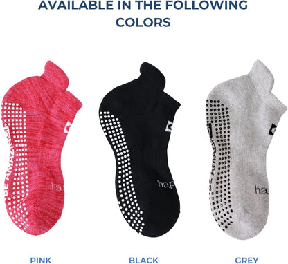 Non-Slip Grip Socks for Yoga, Barre, Pilates, and Medical Use - Unisex Design