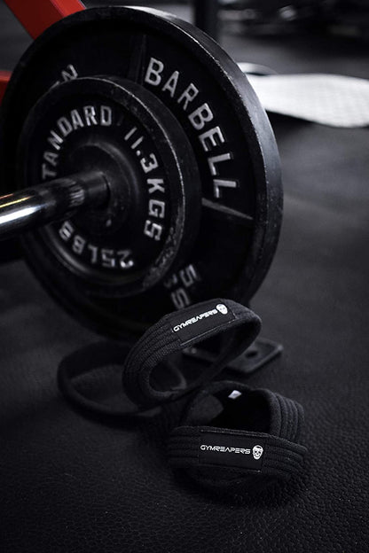 Figure 8 Lifting Straps for Deadlifts, Powerlifting, Strongman, and Cross Training - Heavy-Duty Weightlifting Wrist Straps for Men and Women